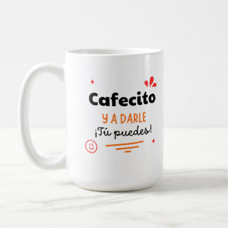 Taza motivacional Cafecito y a darle | Mug Kaffemugg