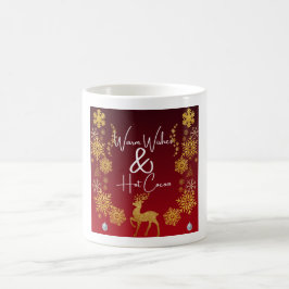 Taza Navideña 'Warm Wishes & Hot Cocoa" Kaffemugg