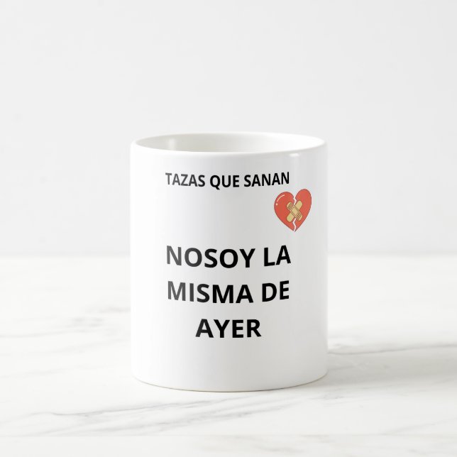Taza No Soy La Misma De Ayer Kaffemugg (Center)