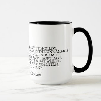 Taza Obra Samuel Beckett Mugg