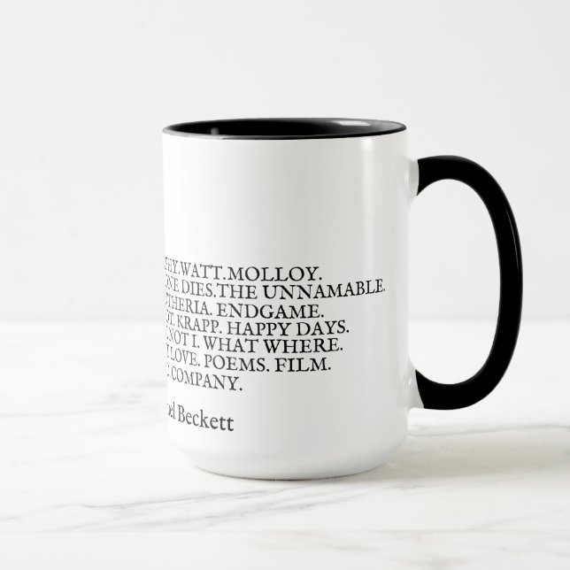 Taza Obra Samuel Beckett Mugg (Höger)
