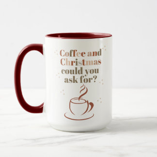 Taza para Amantes del Café y Navidad Mugg