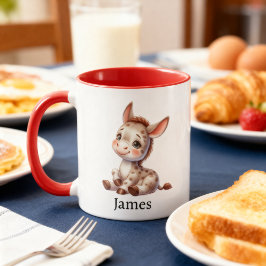 Taza para niños con diseño de adorable animalito mugg