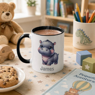 Taza para niños personalizada con diseño de animal mugg