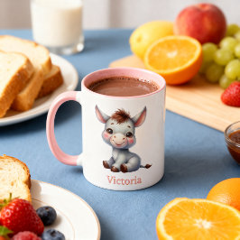 Taza para niños personalizada con diseño de animal mugg