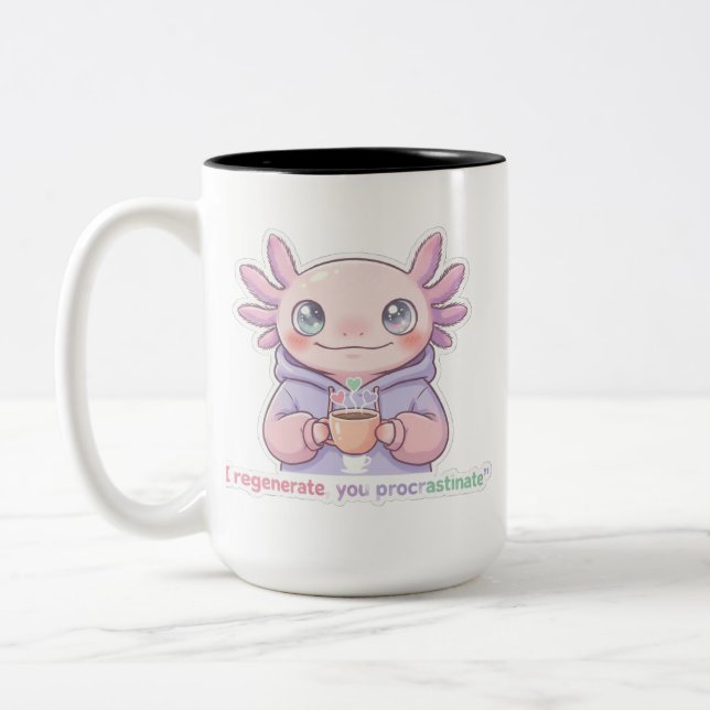 Taza para Procrastinador con Orgullo – Humor de Do Två-Tonad Mugg (Vänster)