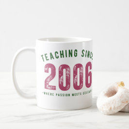 Taza para profesor | Teaching Since 2006 Kaffemugg