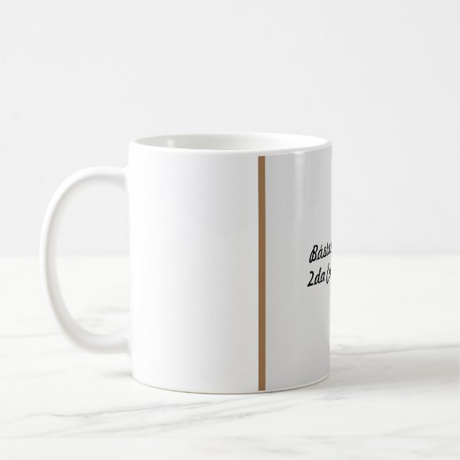 Taza para tomar café con texto bíblico  kaffemugg (Vänster)