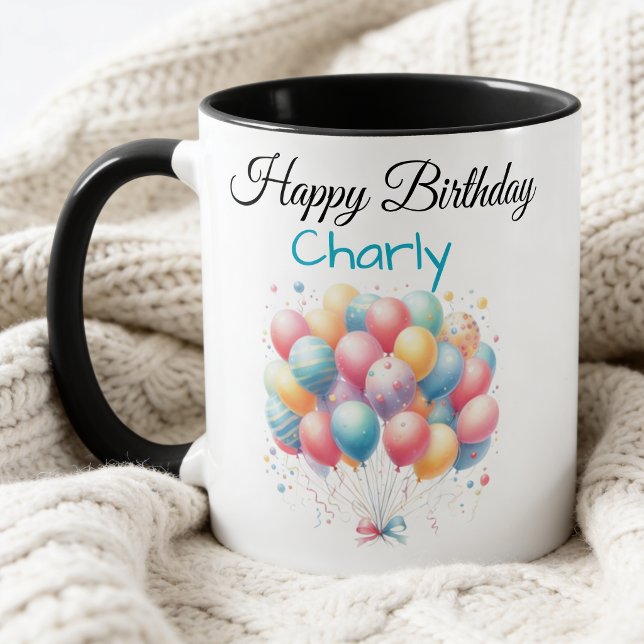Taza personalizada “Happy Birthday”  Mugg (Skapare uppladdad)