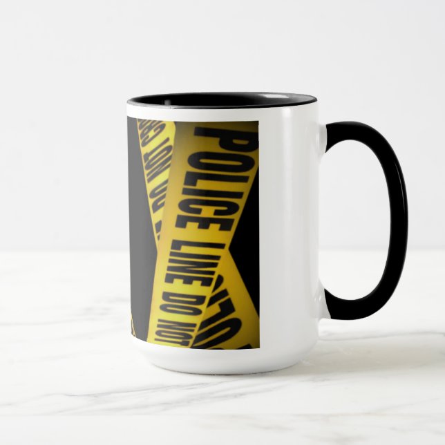 Taza "POLICE  LINE DO NOT CROSS Mugg (Höger)