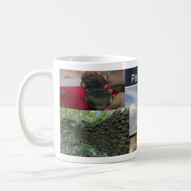 Taza recuerdo de Pando Bolivia Kaffemugg (Vänster)