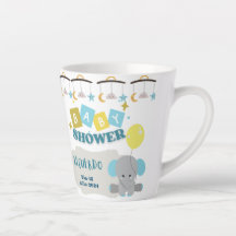 taza recuerdo del baby shower personalizada
