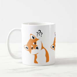 Taza Shiba inu dudoso. Kaffemugg