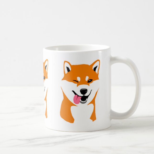 Taza Shiba inu Guiño. Kaffemugg (Höger)