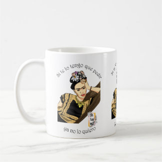 Taza Si te lo tengo que pedir, du no quiero Kaffemugg