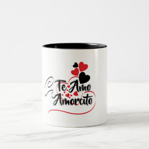 Taza te amo Två-Tonad mugg