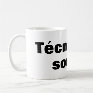 Taza técnico en sonido kaffemugg