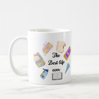 Taza "the best life ever" kaffemugg