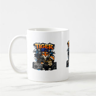 Taza Tiger Hip Hop Style Kaffemugg