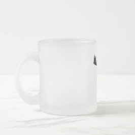 Taza venado negro frostad glasmugg