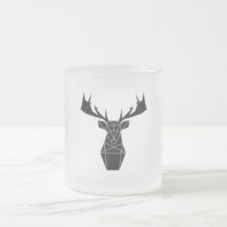 Taza venado negro frostad glasmugg