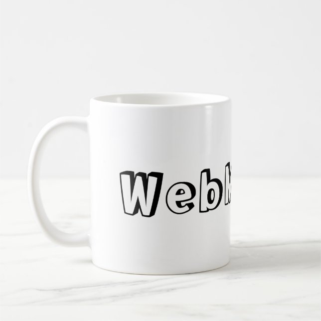 Taza WebMaster Kaffemugg (Vänster)