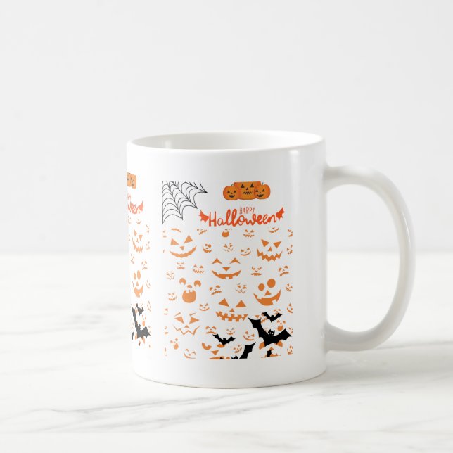 tazas de halloween kaffemugg (Höger)