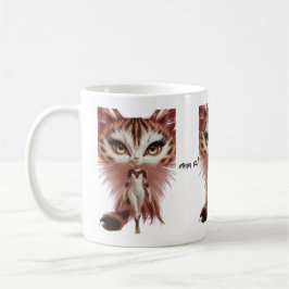 tazas mirror cat kaffemugg