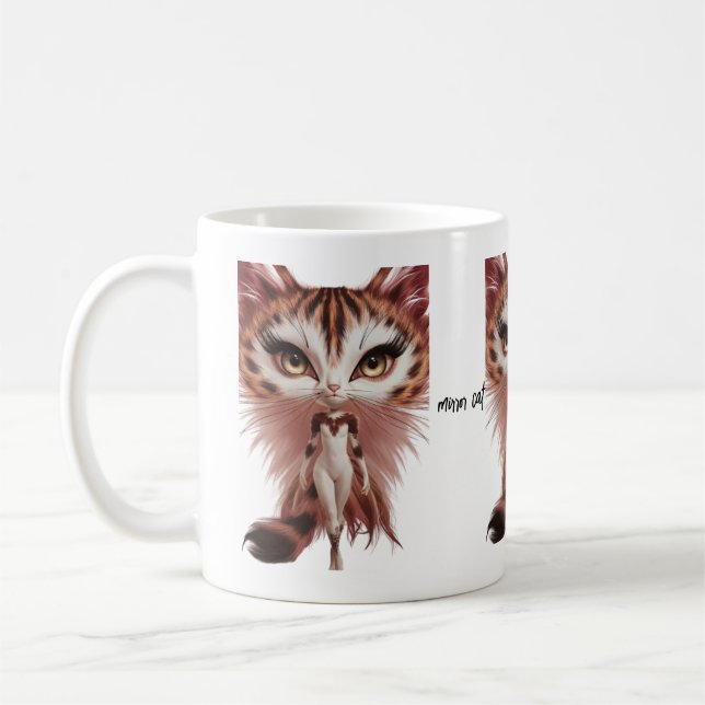 tazas mirror cat kaffemugg (Vänster)