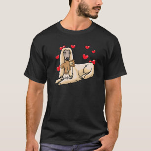 Tazi Hund Afghan Hound with Mjukisdjur T Shirt