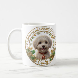 Tazza Cody Bianca - Coton Detectives Kaffemugg