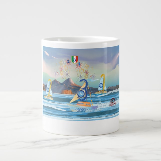 Tazza commemorativa scudetto Napoli 2023 Jumbo Mugg (Framsidan)
