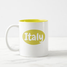 Tazza Gialla Italia | Italien Mugg