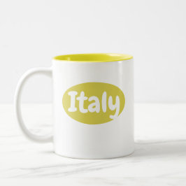 Tazza Gialla Italia | Italien Mugg