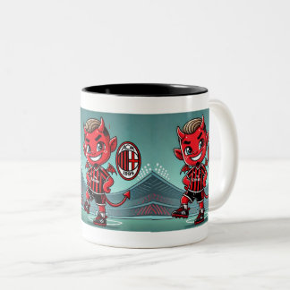 Tazza Milan calcio Två-Tonad Mugg