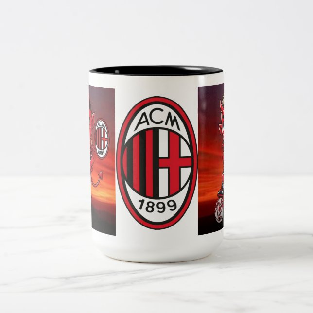 Tazza Milan calcio Två-Tonad Mugg (Center)
