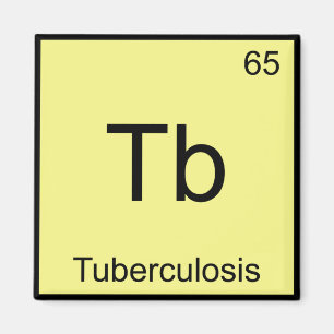 Tb - TBC Funny Chemistry Inslag Symbol T Magnet