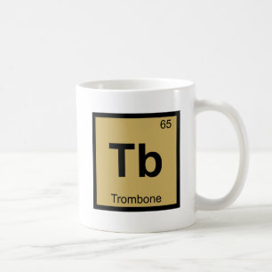 Tb - Trombonmusik Kemins periodiska system Kaffemugg