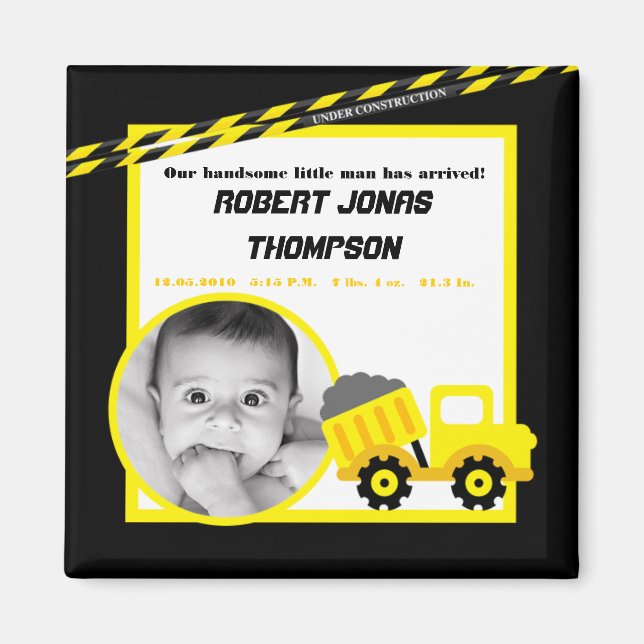 {TBA} 2"x2" byggannons Magnet (Framsidan)