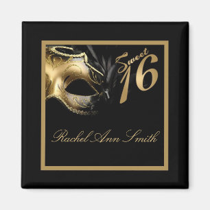 {TBA} 2"x2"-favoritmagnet 16 Guld Magnet