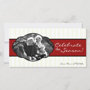 {TBA} 4x8 Red Stripe Ram PHOTO-julkort Julkort