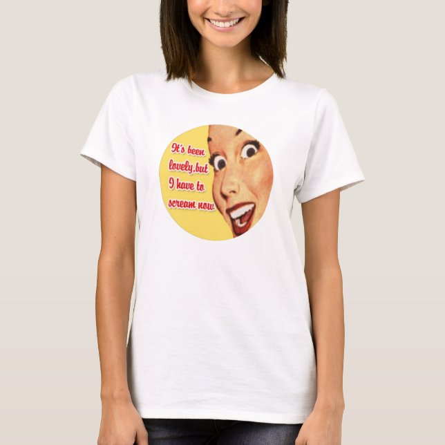 TBA ~ Anti-Valentine Day Shirt Retro Housefru Tee Shirt (Framsida)