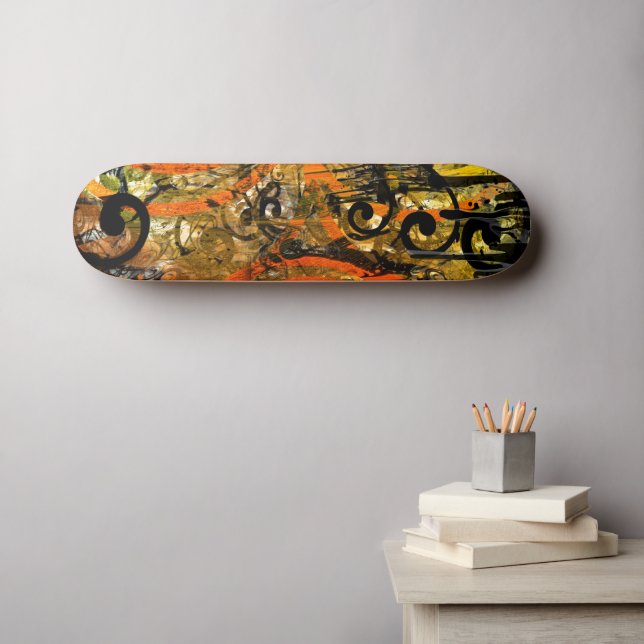TBA Award Winner Spilt Paint - Swirled Skateboard Bräda 20 Cm (Väggkonst (Horz))