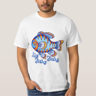 TBA Baby blue fiske T Shirt