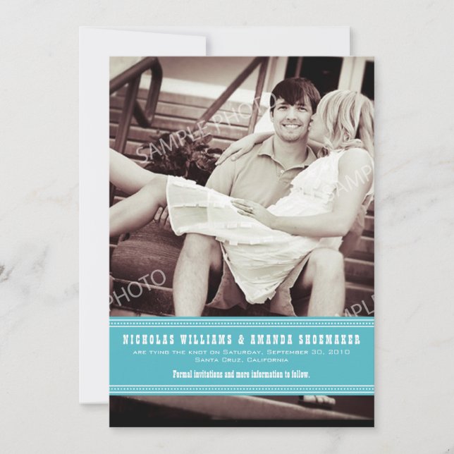 {TBA} enkelt Aqua-menyfliksområde Spara datum Datumet (Framsida)