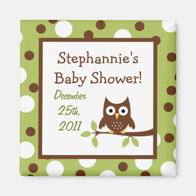 {TBA} favoritmagnet för 2"x2" Woodland Friends Par Magnet (Framsidan)