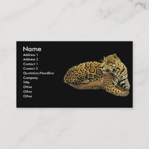 - TBA - Jaguar Visitkort