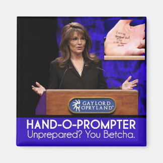 {TBA} Palins teleprompt: Hand-o-prompter Magnet