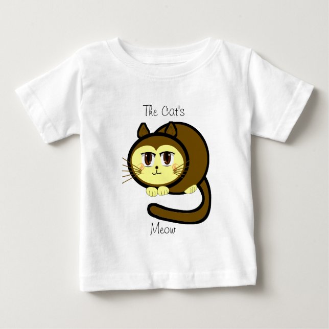 TBA PRISVINNARE The Cat's Meow -Anpassad T Shirt (Framsida)