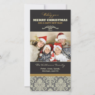 {TBA} Skuggematortfamiljens Helgdag-fotokort Julkort